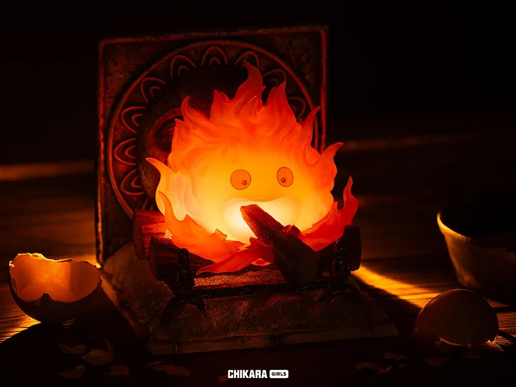 CHIKARA Studio - Howl's Moving Castle Calcifer with LED Statue(GK)