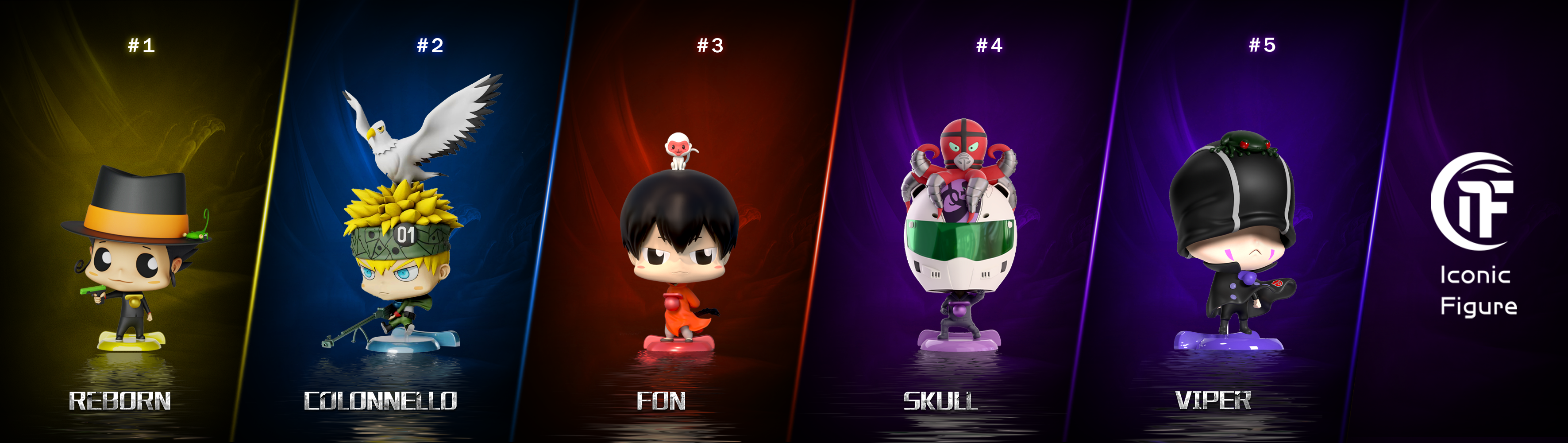 Iconic Figure Studio - Katekyo Hitman Reborn Arcobaleno 05 Viper Statue(GK)