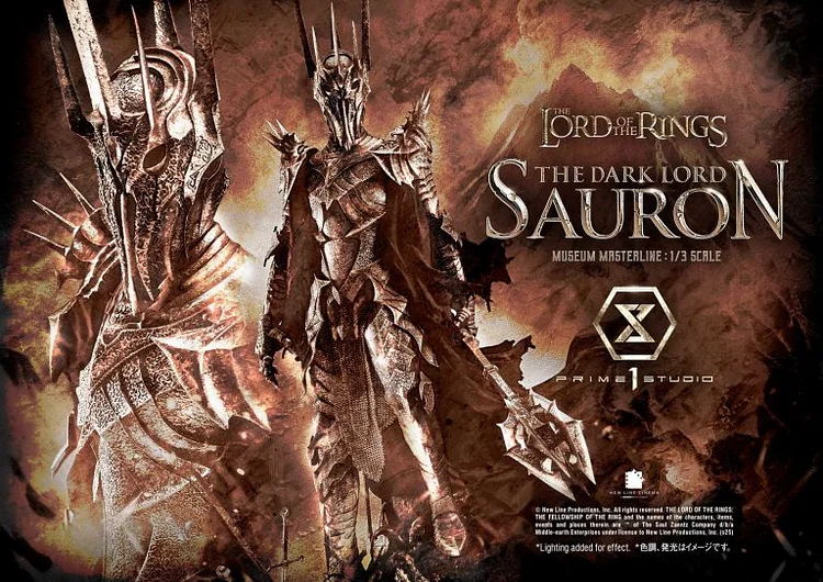 Prime 1 Studio - Museum Masterline The Lord of the Rings (Film) The Dark Lord Sauron MMLOTR-01 MMLOTR-01S (Licensed) Action Figure-Statue Master