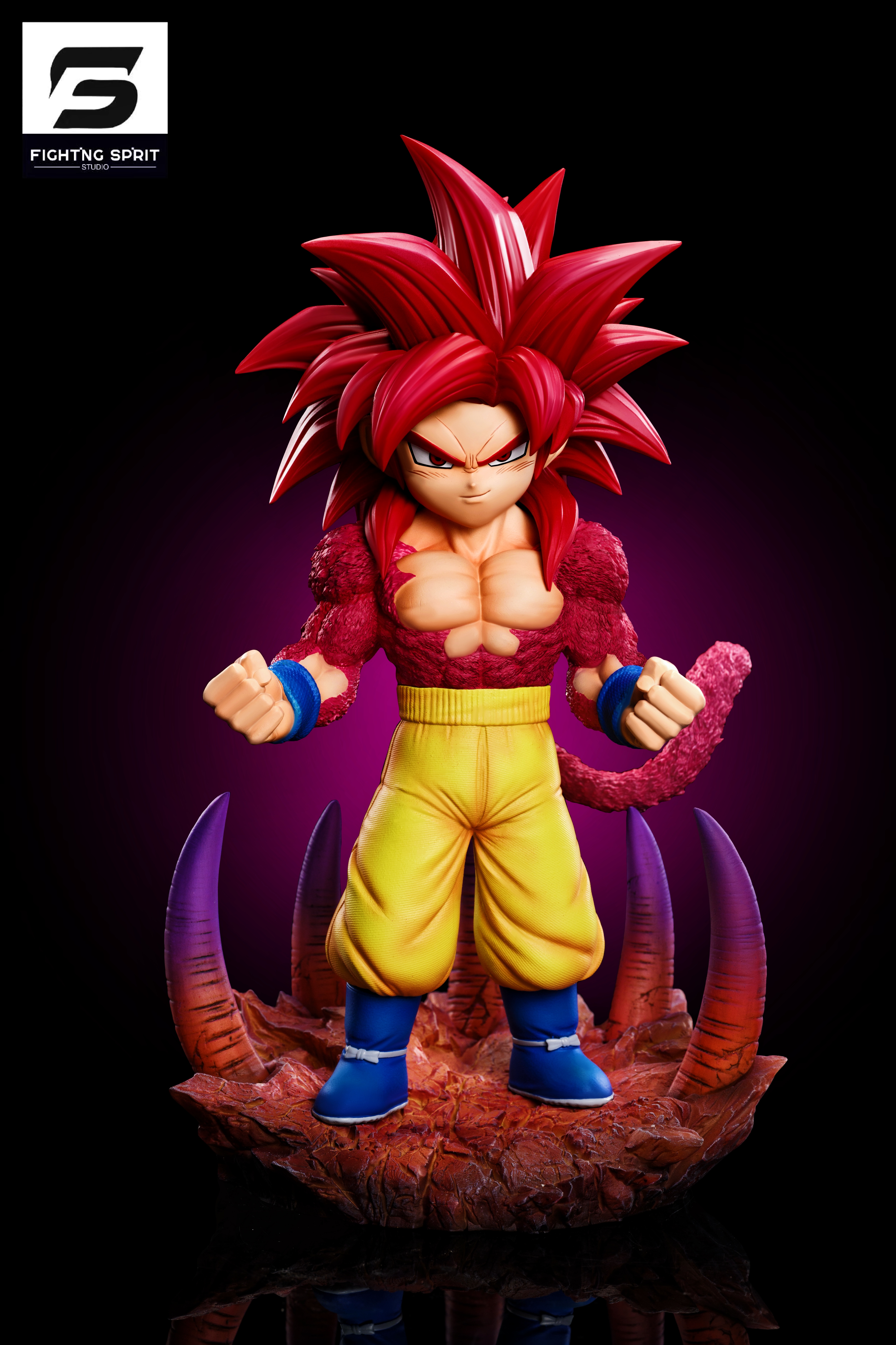 Fighting Sprit Studio - Dragon Ball DAIMA Super Saiyan 4 Goku 1/6 & 1/4 Statue(GK)