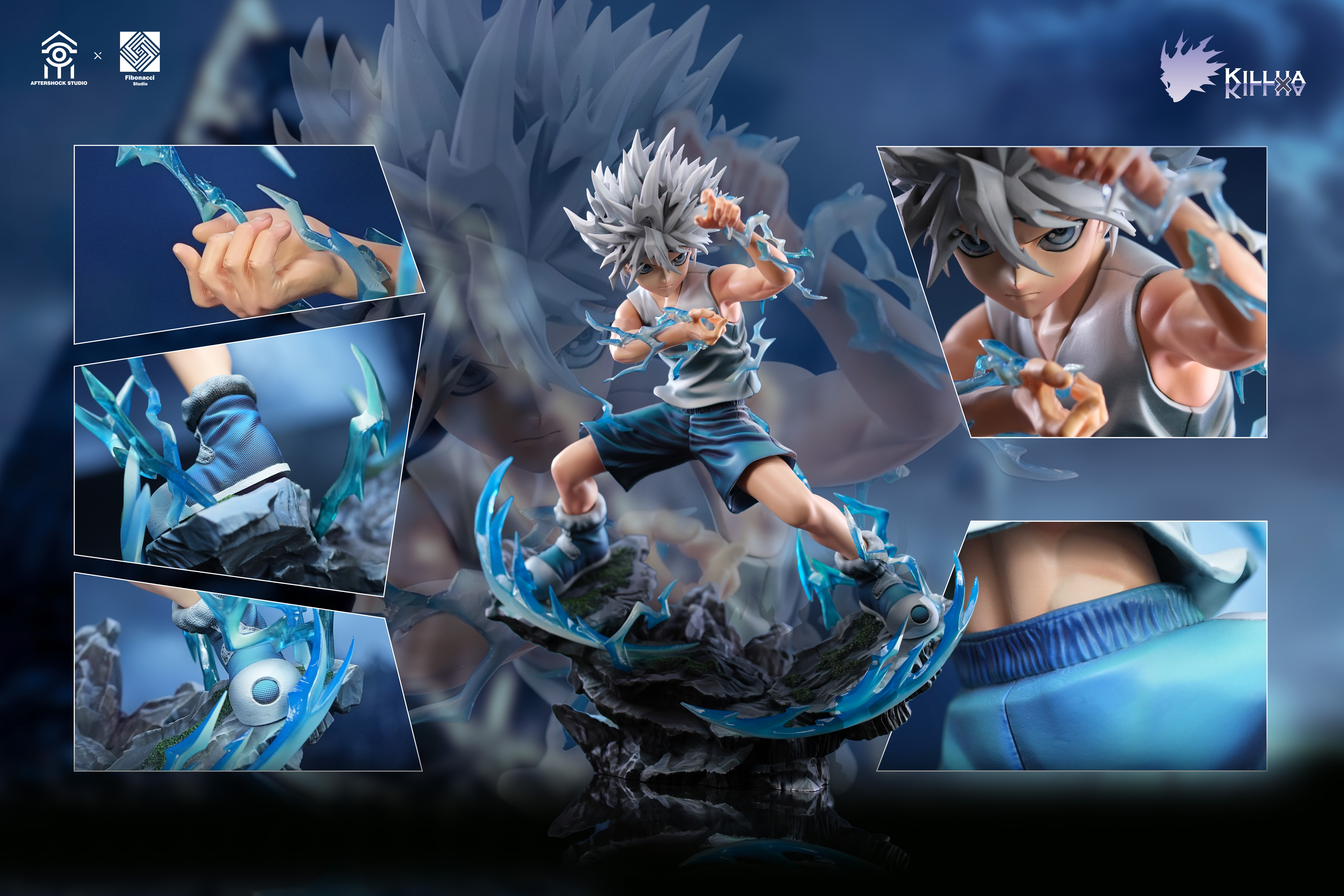 Aftershock Studio & Fibonacci Studio - Killua·Zoldyck & GON·FREECSS 1/6 Statue(GK)