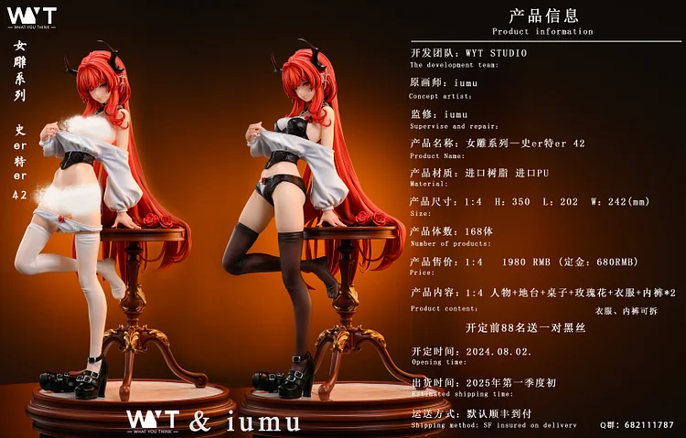 What You Think Studio - Female carving series #1 Surtr 1/4 Statue(GK) (Adult 18+)