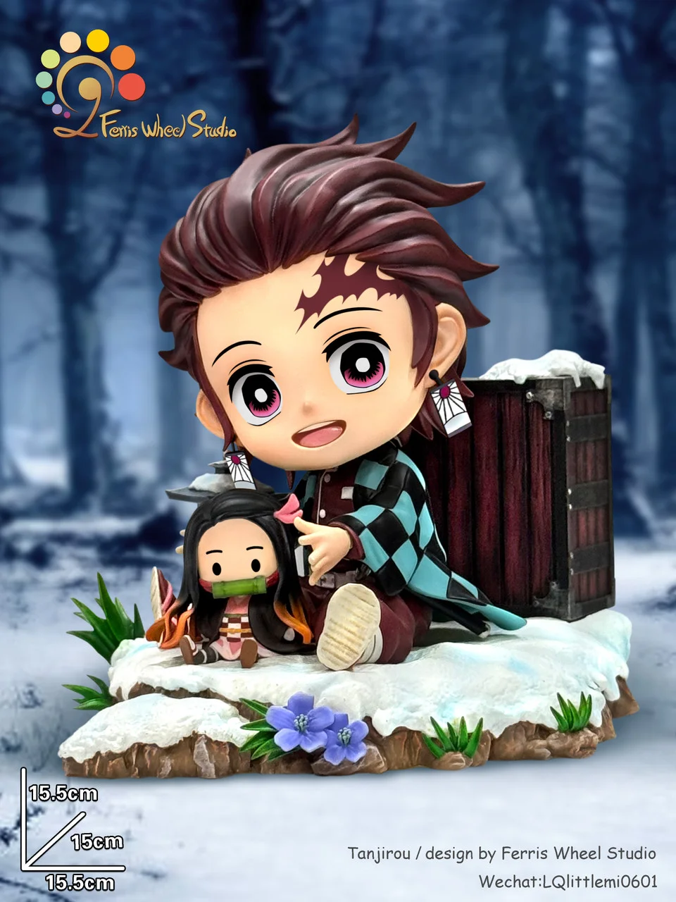 Ferris Wheel Studio - Tanjirou & Nezuko Statue