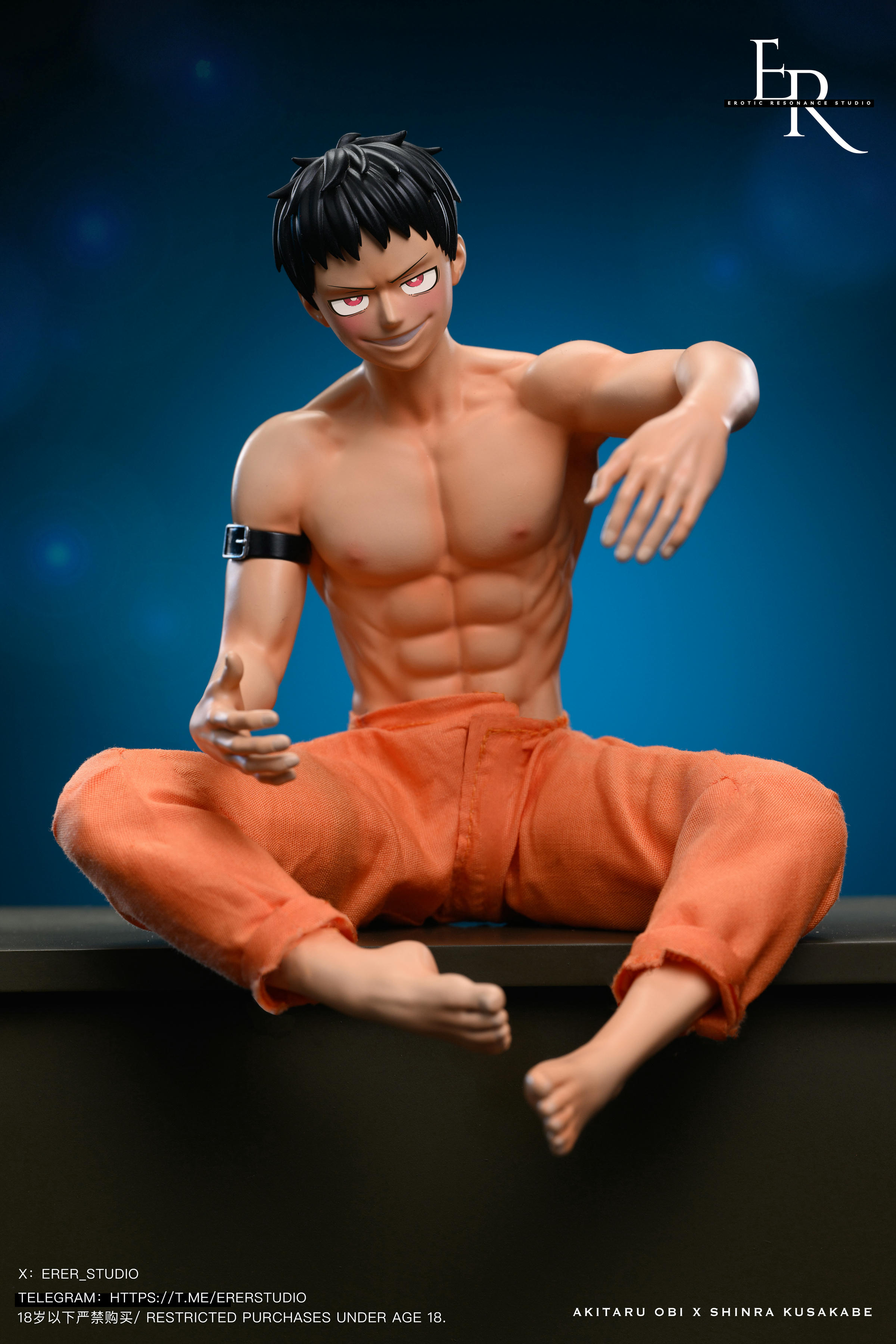 Erotic Resonance Studio - Fire Force Special Training with the Captain Akitaru Obi & Shinra Kusakabe