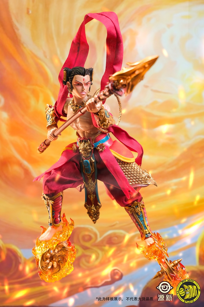 Yuan Xin Studio & JOY MAN Studio - Journey To The West 1/12 Three Altars Sea Assembly Great God Nezha Third Prince Action Figure JX02501 JX02502