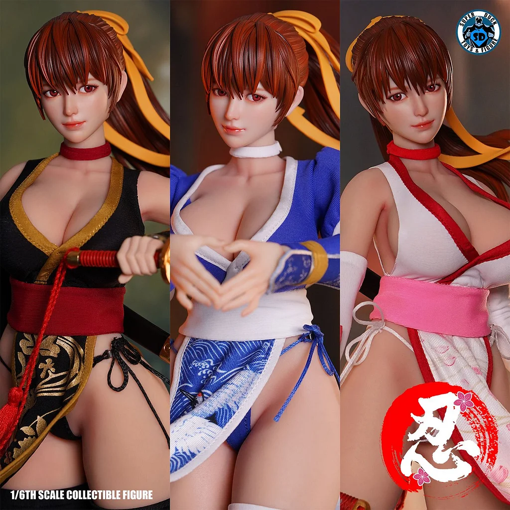 SUPER DUCK-1/6 - Sexy Female Ninja ( SET094A & SET094B & SET094C ) -Action figure 