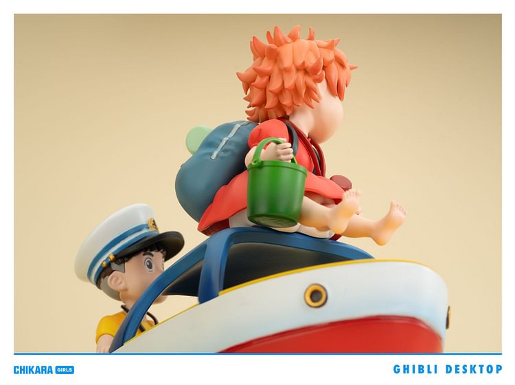 CHIKARA Studio - Ponyo on the Cliff - Pony & Sosuke Statue(GK)