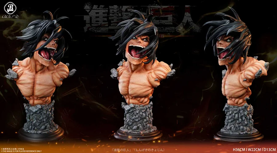 BBSD Studio - Eren Bust Attack on Titan Statue