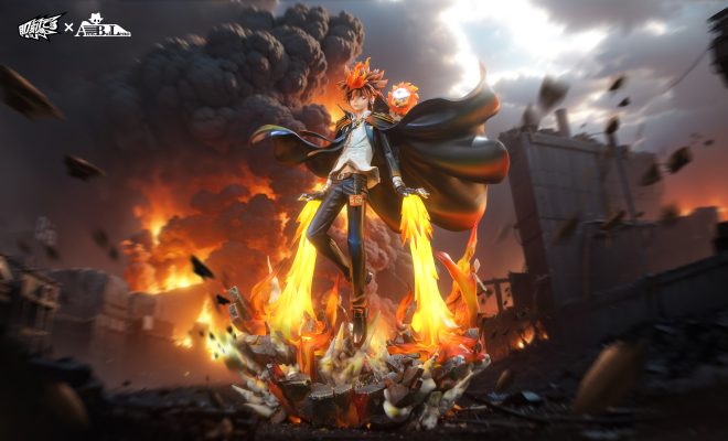 Ji ke Studio & Arcobaleno Studio - Katekyo Hitman Reborn Sawada Tsunayoshi the Tenth Generation Leader of the Vongola 1/6 Statue(GK)