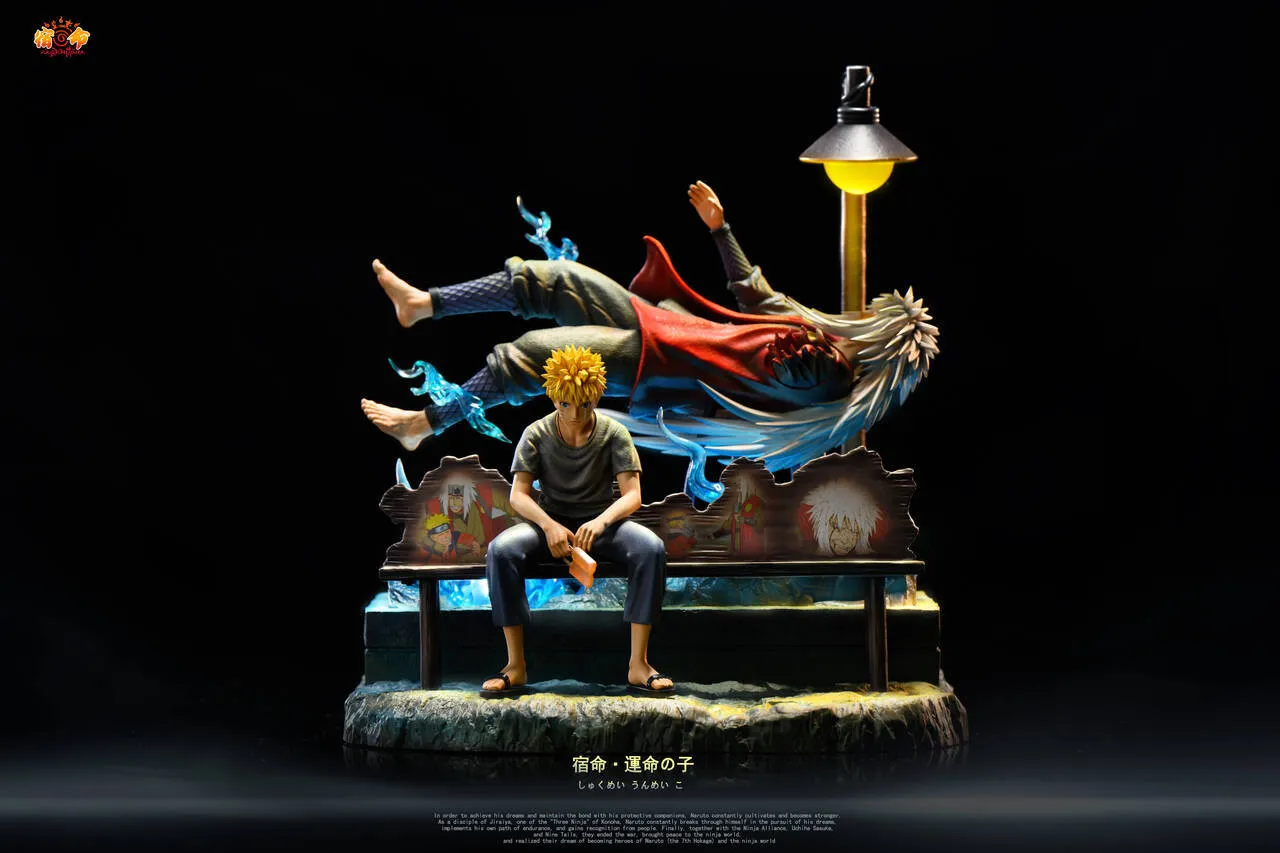 KAGEMUSHUA Studio - Uzumaki Naruto X Jiraiya Naruto Statue 