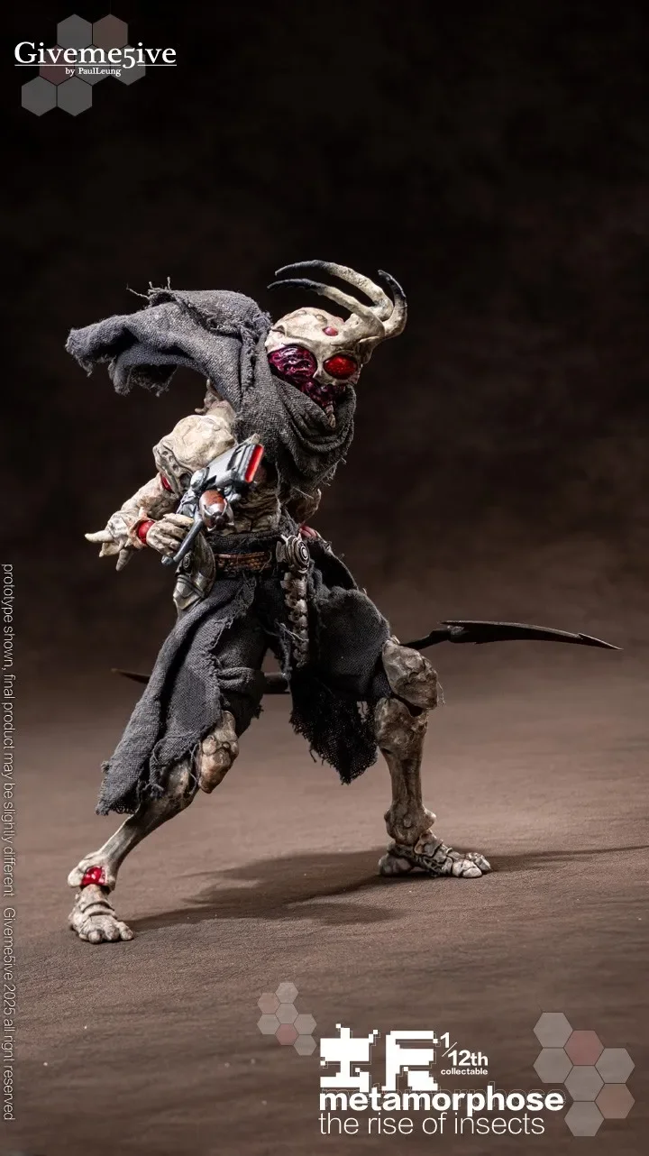 Giveme5five - Original Design Official - Movable Metamorphose Airoki 1/12 Scale  Statue(GK)-Statue Master