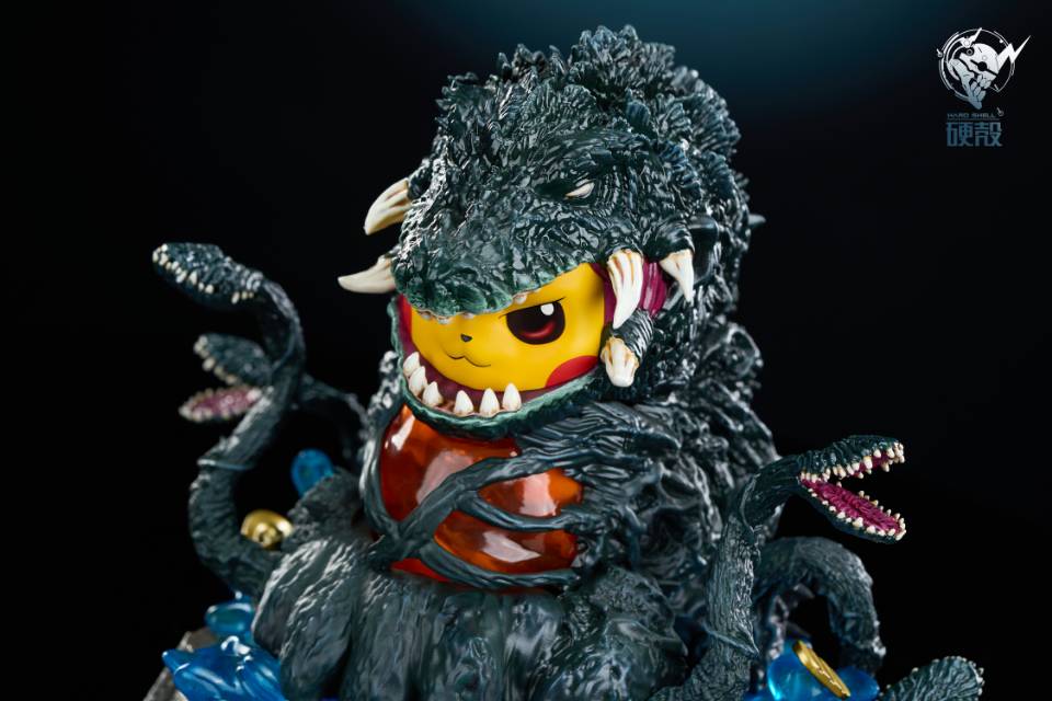Hard Shell Studio - Pokemon - Pikachu cos Godzilla Statue(GK)