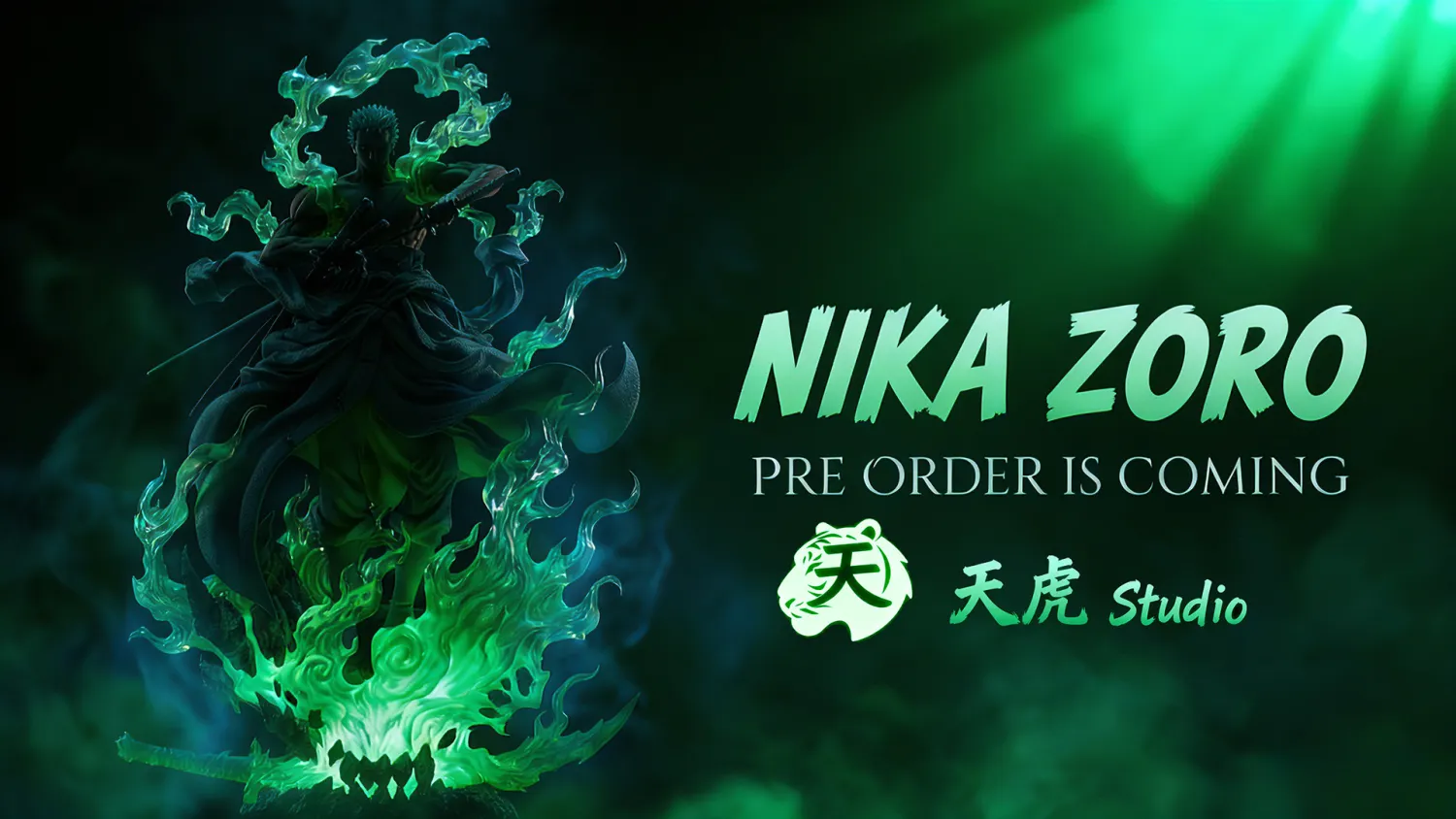 Tian Hu Studio - One Piece Nika Zoro Statue 