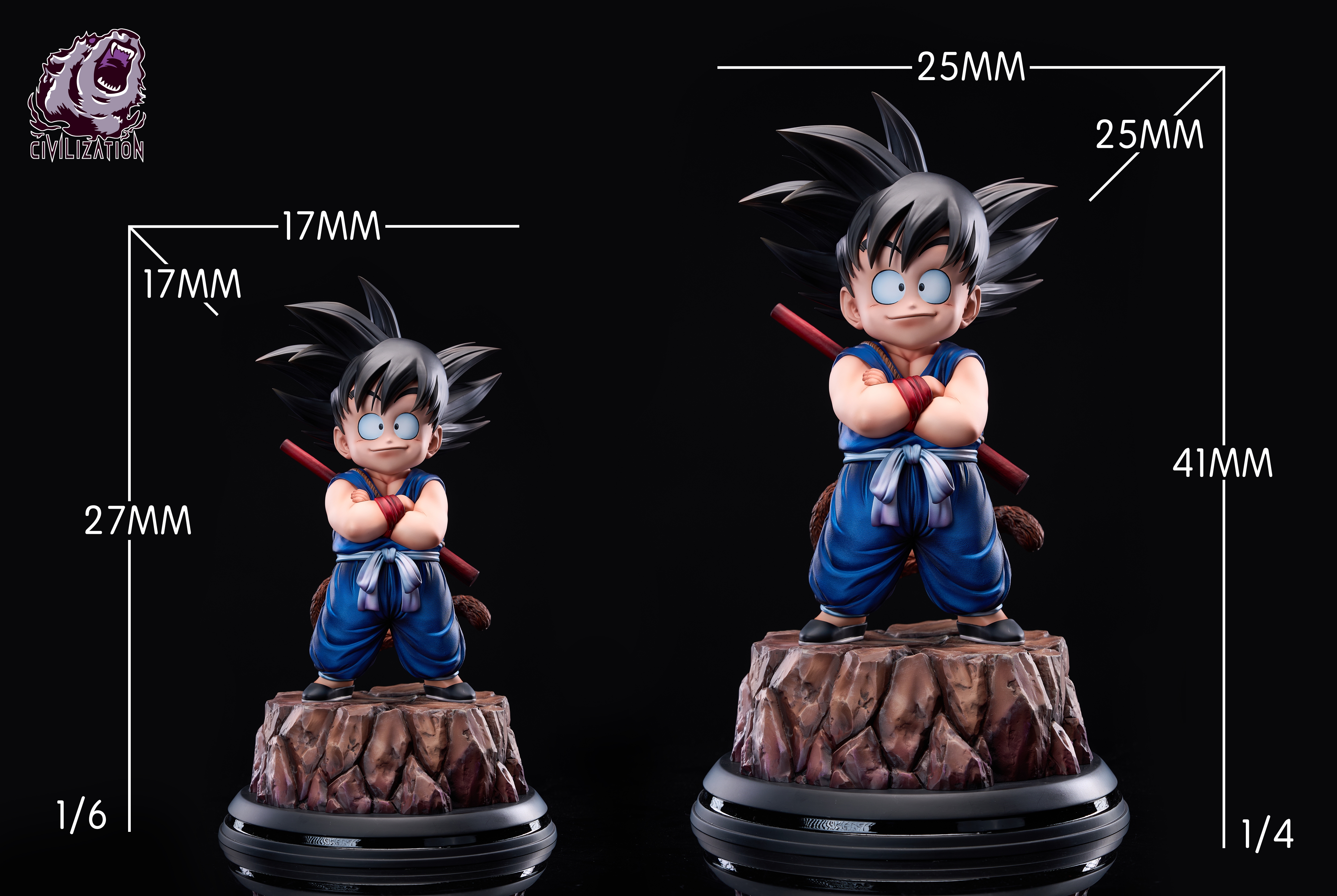 Civilization Studio - Dragon Ball Childhood Son Goku Statue(GK)