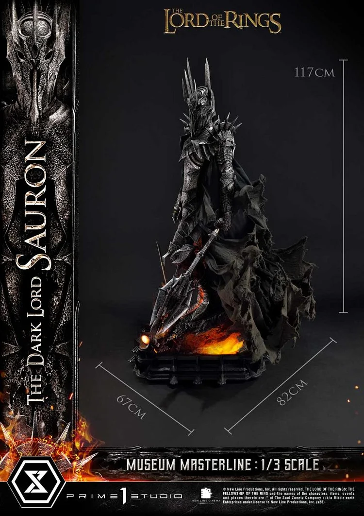 Prime 1 Studio - Museum Masterline The Lord of the Rings (Film) The Dark Lord Sauron MMLOTR-01 MMLOTR-01S (Licensed) Action Figure-Statue Master
