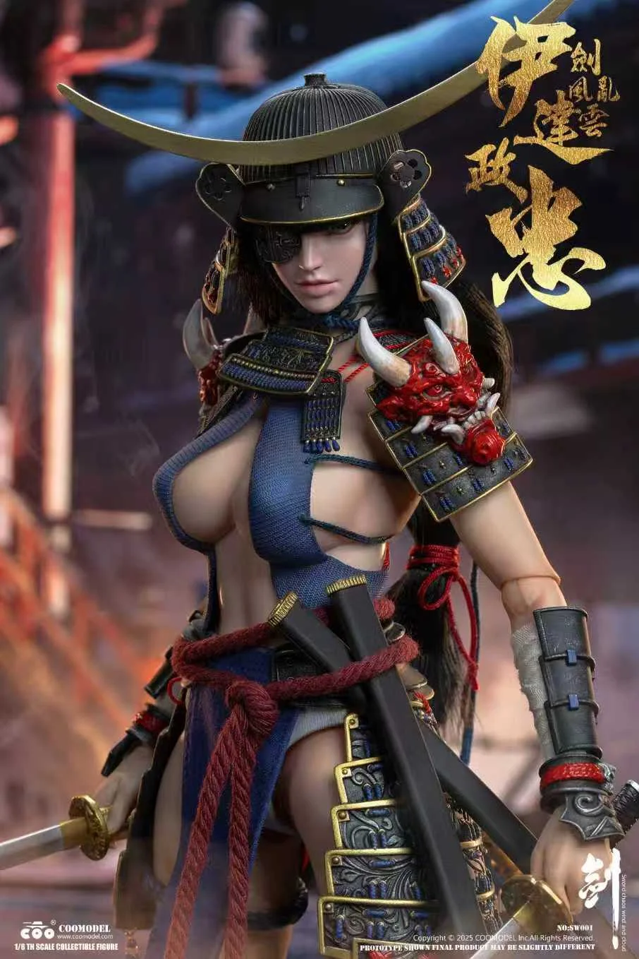 COOMODEL - 1/6 NO.SW001 SWORDS OF CHAOS - DATE MASAMUNE (Warrior Maiden Edition) (Licensed) Statue 