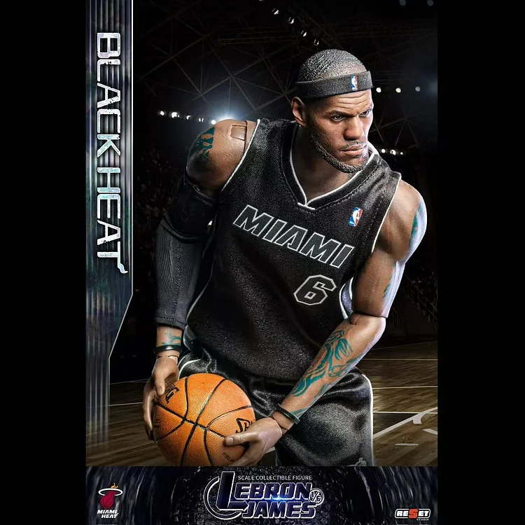 ReSet Studio - NBA Moment Series Miami Heat LeBron James Set 1/6 Statue(GK) Sports Celebrities-Statue Master