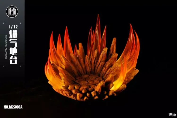 IN STOCK Mmmtoys Studio Explosion Platform Display Base 1/12 Scale Scene