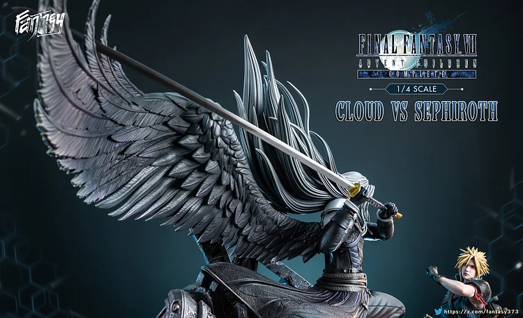 FANTASY Studio & Dragon Studio - Final Fantasy Sephiroth VS Cloud Strife 1/4 Statue(GK)