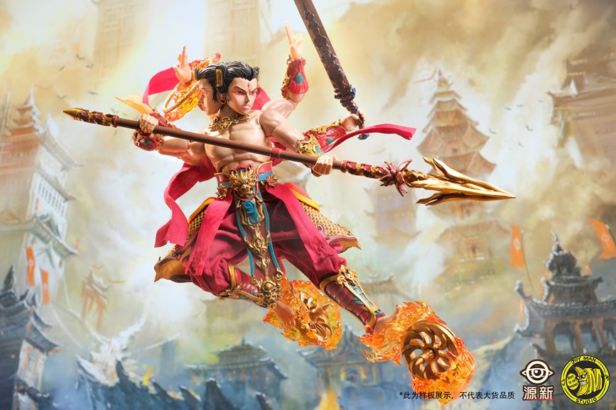 Yuan Xin Studio & JOY MAN Studio - Journey To The West 1/12 Three Altars Sea Assembly Great God Nezha Third Prince Action Figure JX02501 JX02502