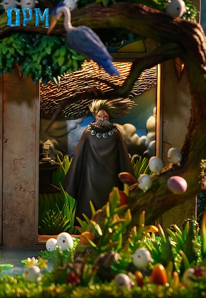 OPM Studio - The Boy and the Heron with LED Statue(GK)