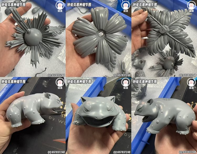 WangWang Studio - Pokémon Venusaur Evolution Set 1/20 Statue(GK)