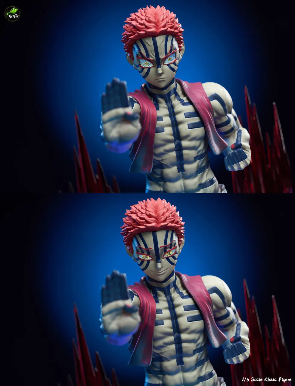 Firefly Studio - Akaza Destructive Death: Chaotic Afterglow Demon Slayer Statue 