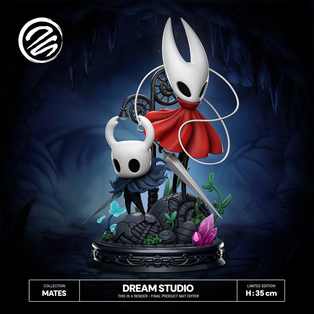 Dream Studio - Hollow Knight and Hornet Statue 