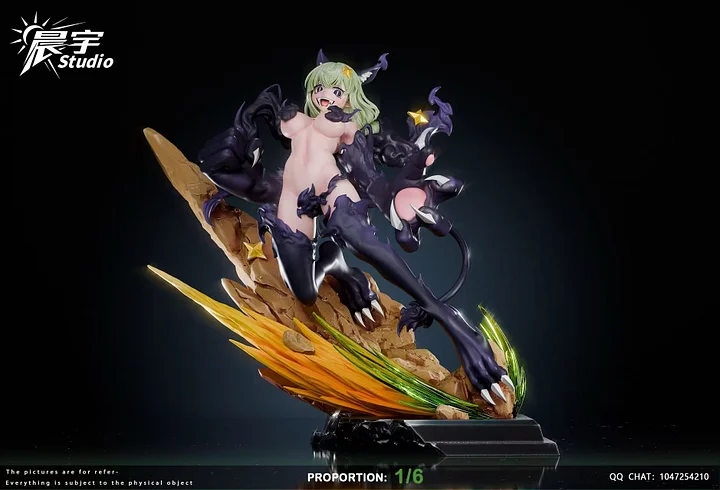 Chen Yu Studio - Magical Girls Series #01 Kiwi Araga Gushing over Magical Girls Statue