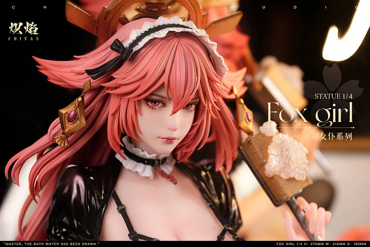 ChiYan Studio - Bathroom Maid Yae Miko & Ganyu 1/4 Statue(GK) (Adult 18+)-Statue Master