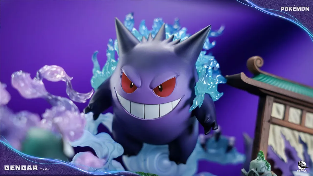 Raven Studio - Pokemon Gengar(Licensed)Statue 