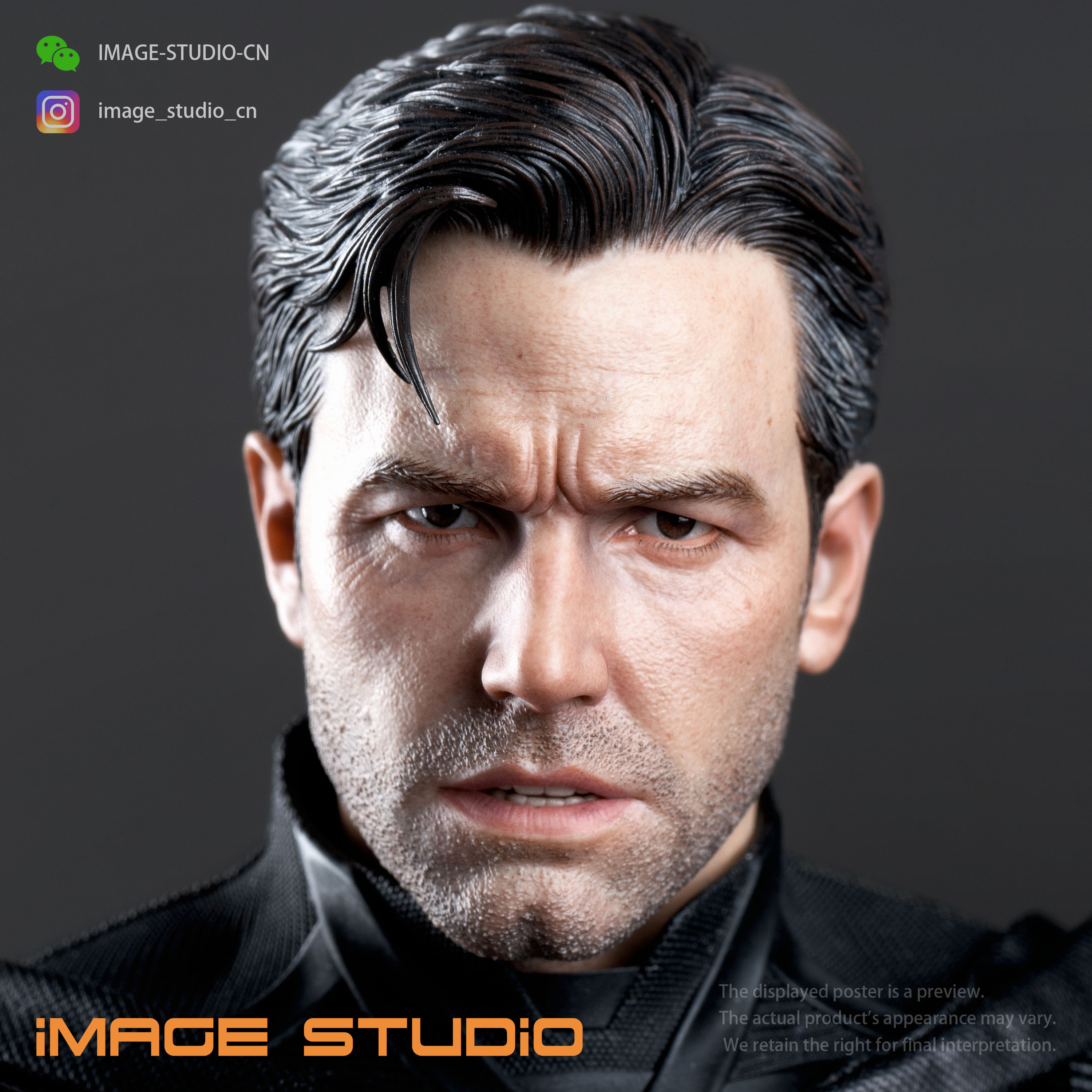 IMAGE Studio - DC 1/6 Batman Bell movable eye head sculpture Statue(GK)