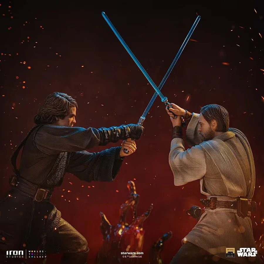 Iron Studio - Anakin vs Obi-Wan - Star Wars - Art Scale Statue LUCSWR133225-10 Licensed 