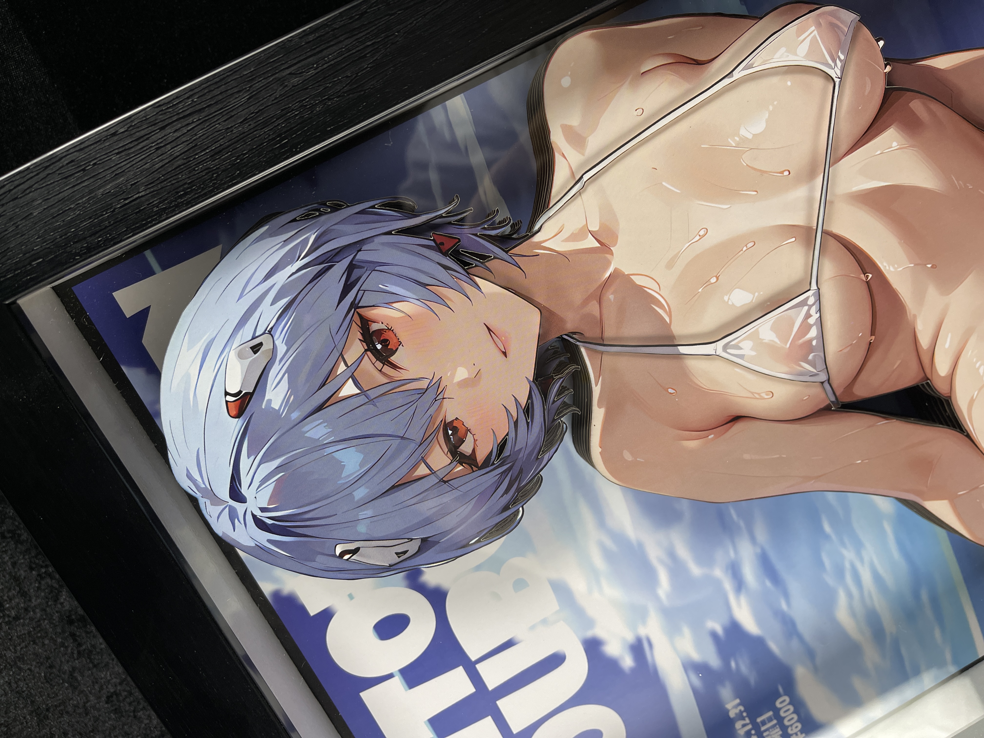 KK Studio - Neon Genesis Evangelion Weekly Cover Girl Series #2 Ayanami Rei Scene Painting (Adult 18+)-Statue Master