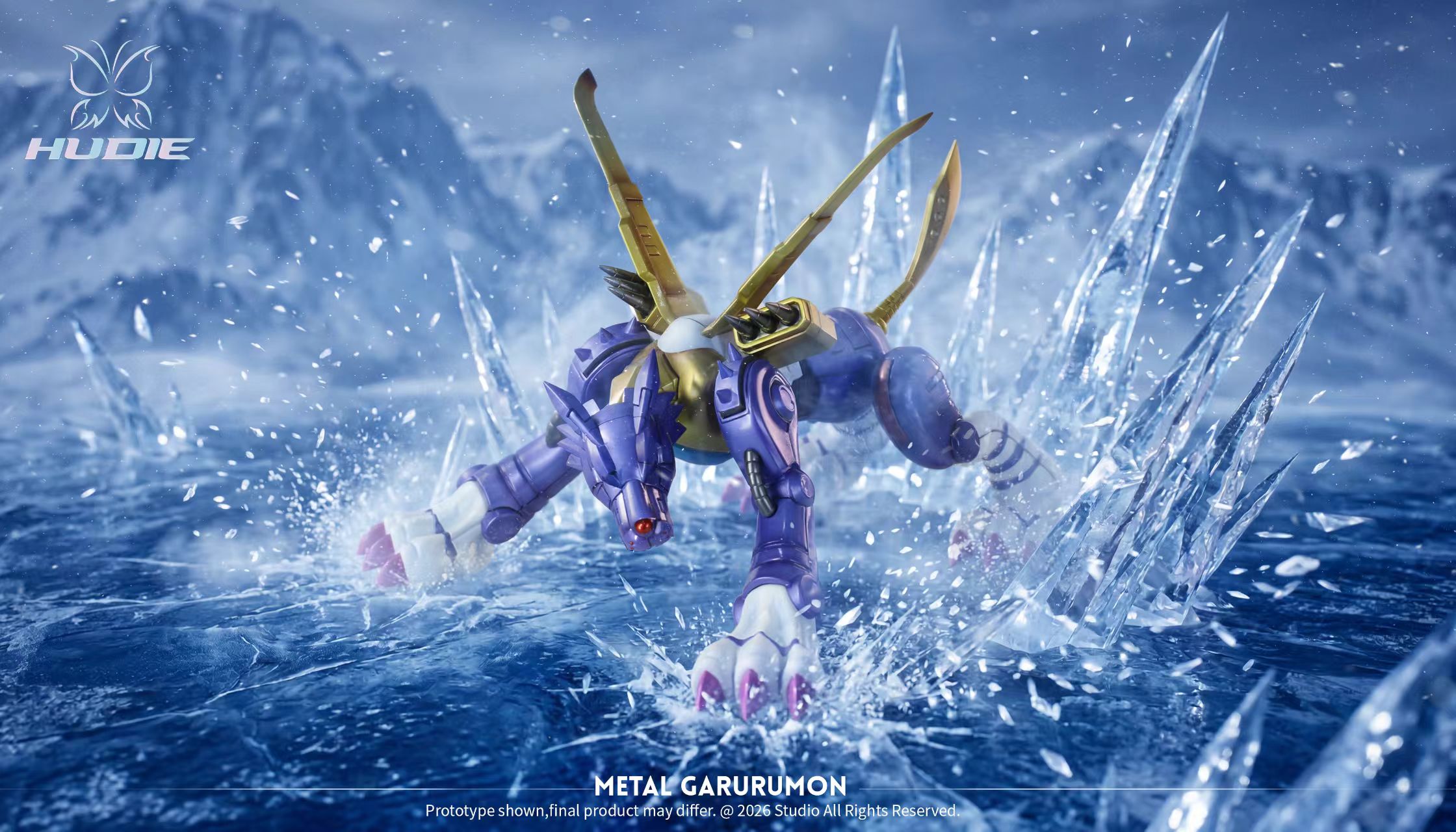 Hudie Studio MetalGarurumon statue