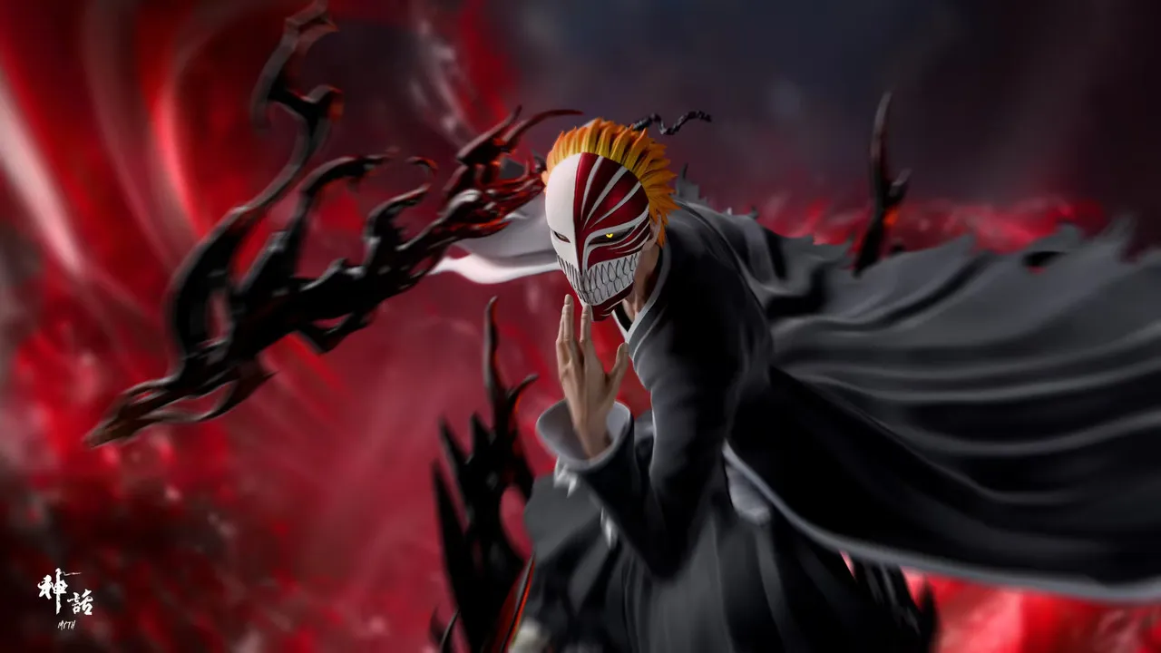 Myth Studio - Kurosaki ichigo Hollowfication Bleach Statue 