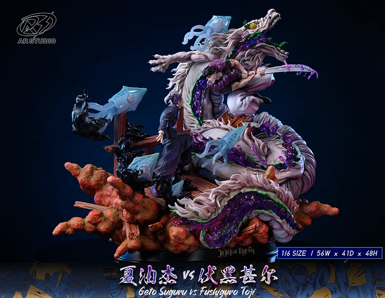 AR Studio - Jujutsu Kaisen Suguru Geto vs Toji Fushiguro large scene statue 1/6 Statue(GK)-Statue Master
