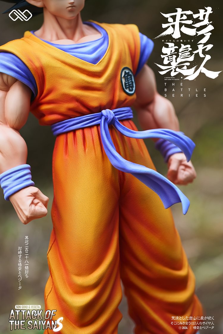 Infinite Studio - Dragon Ball Saiyan Goku & Vegeta 1/4 & 1/6 Statue(GK)