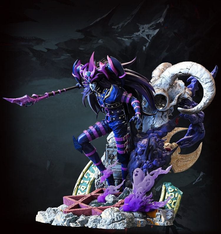WASP Studio - Yu-Gi-Oh Dark Paladin & Dark Magician of Chaos Statue(GK)-Statue Master