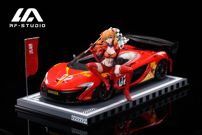 AF Studio - Soryu Asuka Langley McLaren Sports Car Neon Genesis Evangelion Statue