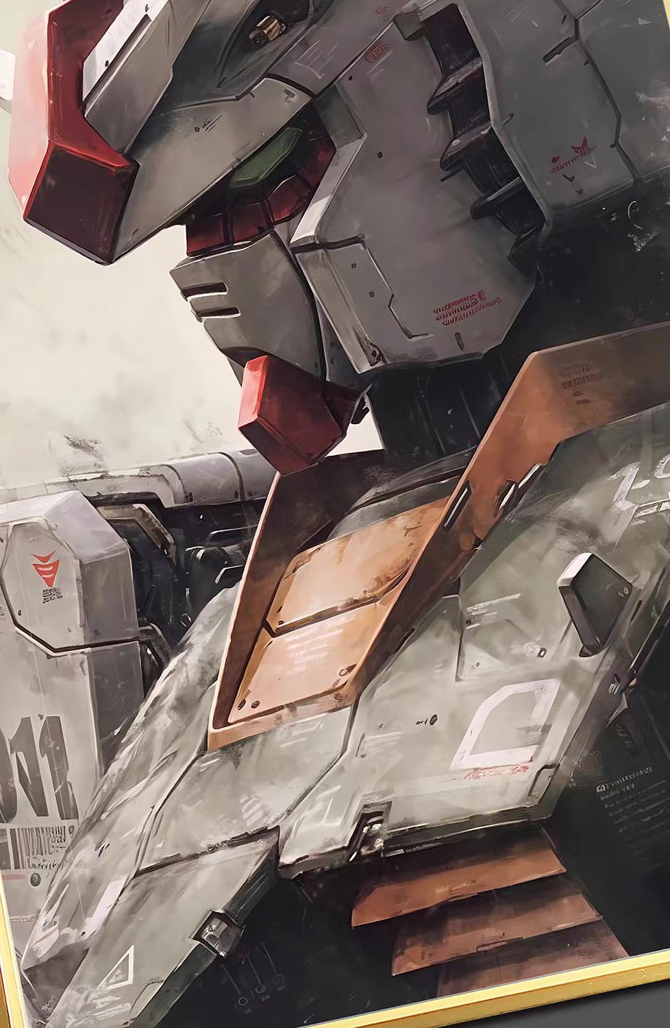 Plover Studio - Gundam Retro Gundam GundamRX-78 original retro trendy decorative painting