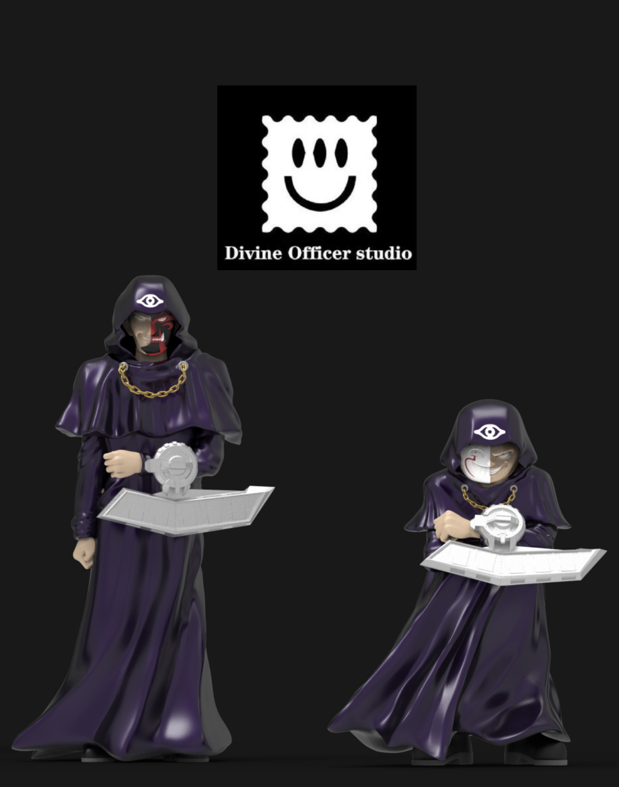 Devine Officer Studio - Yu-Gi-Oh!  002 Masked Clown-Duel Monsters Statue(GK）