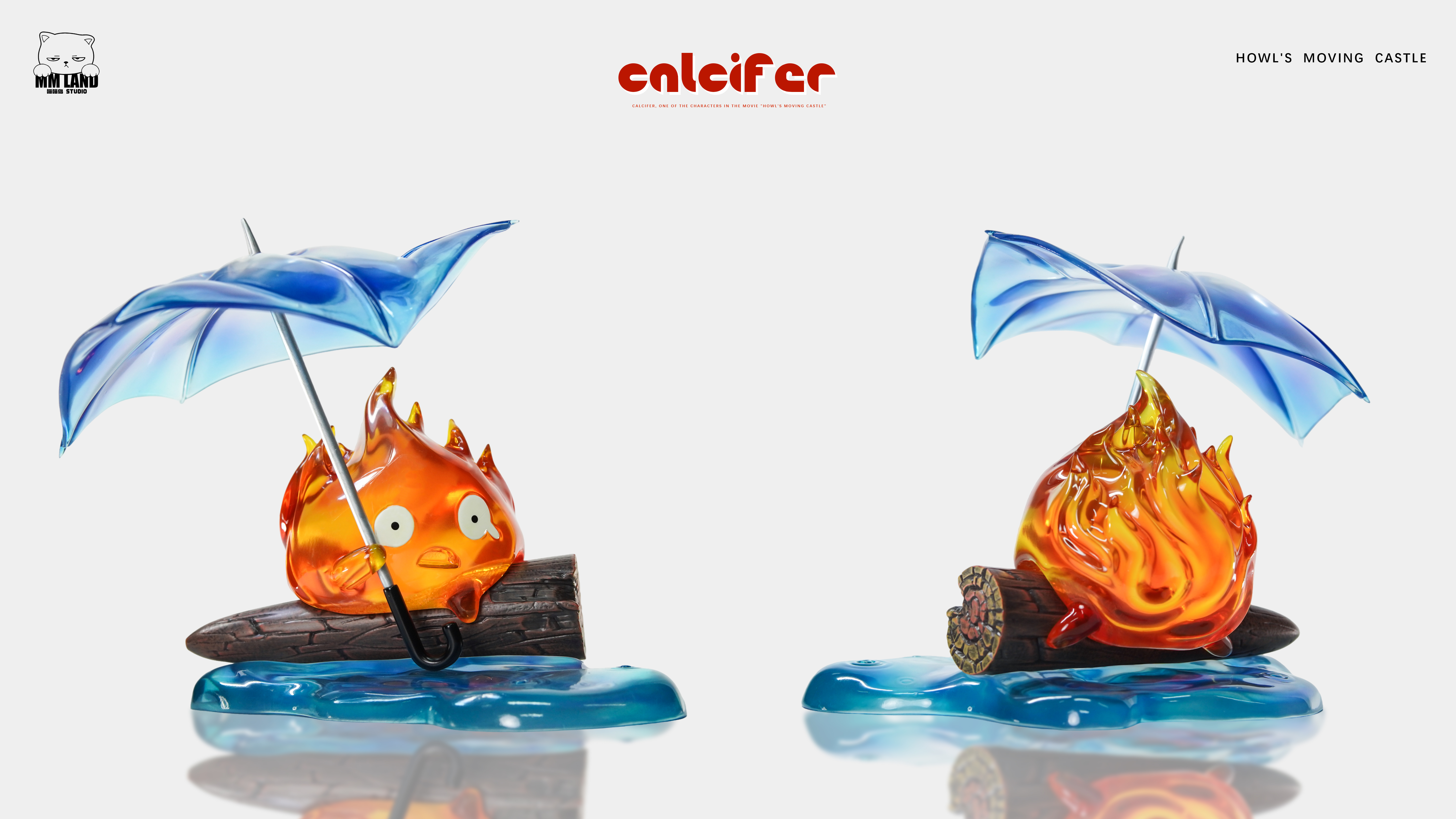 MMLAND Studio - Umbrella Holding Calcifer Statue(GK)