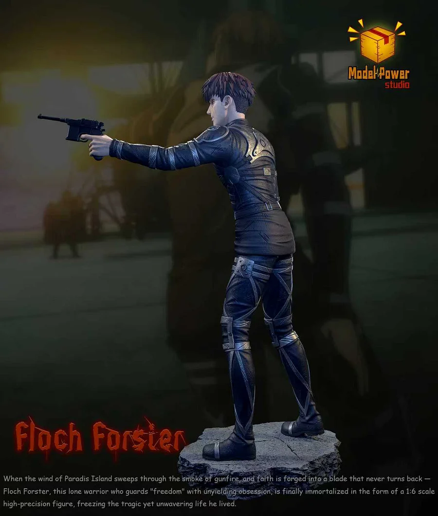 Model Power Studio - Floch Forster Attack on Titan Statue 