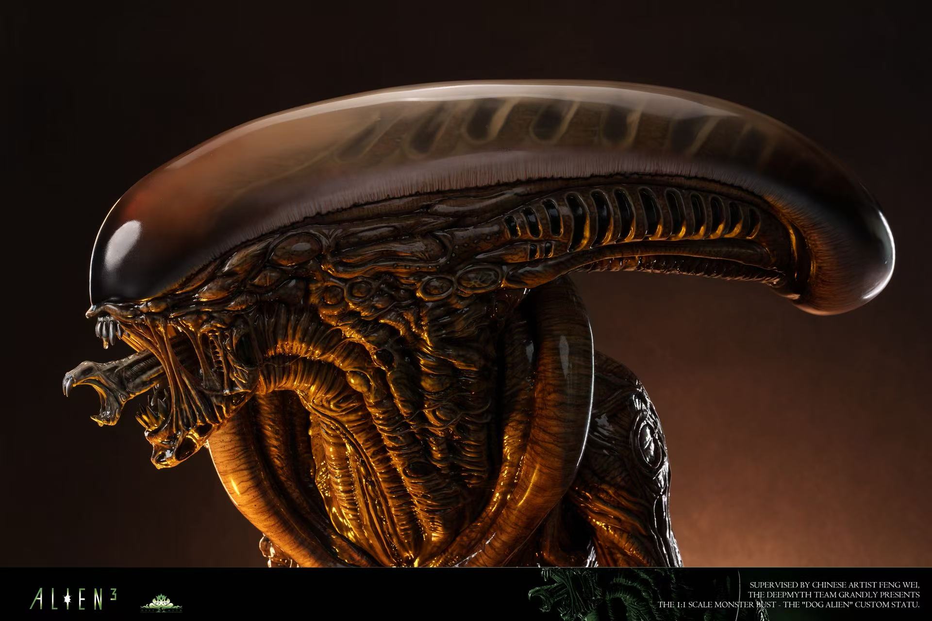  Deepmyth Studio Runner Alien Resin Statue Alien 3 Dog Alien GK Figure