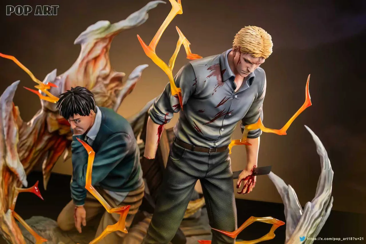 POP.ART Studio - Character Arc #003 Reiner Braun X Bertolt Hoover Attack on Titan Statue