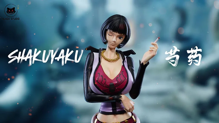 Black Studio - One Piece Kuja Pirates pop complete resonance series 3rd Shakuyaku & Ran Statue(GK)