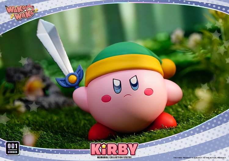 Pre-order WAKUWAKU Kirby's Guide to the Galaxy Collection Vol.1 Swordsman Kirby GK Statue Model