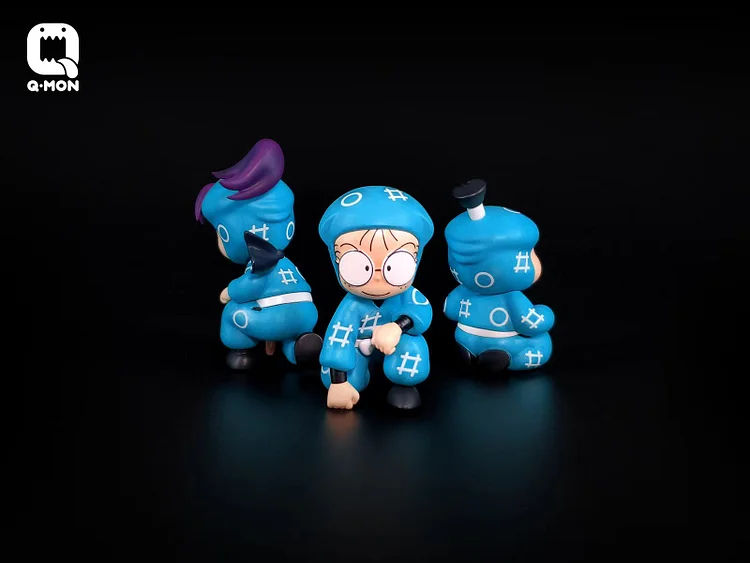 Q-MON Studio - Nintama Rantarō Rantarou Inadera & Kirimaru Settsuno & Shinbei Fukutomi & Hemu Hemu Statue(GK)