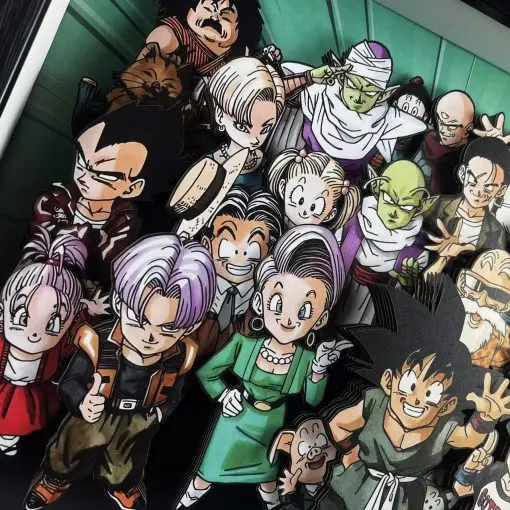 B&W Studio - Dragon Ball Ending 3D Decorative Painting Dragon Ball